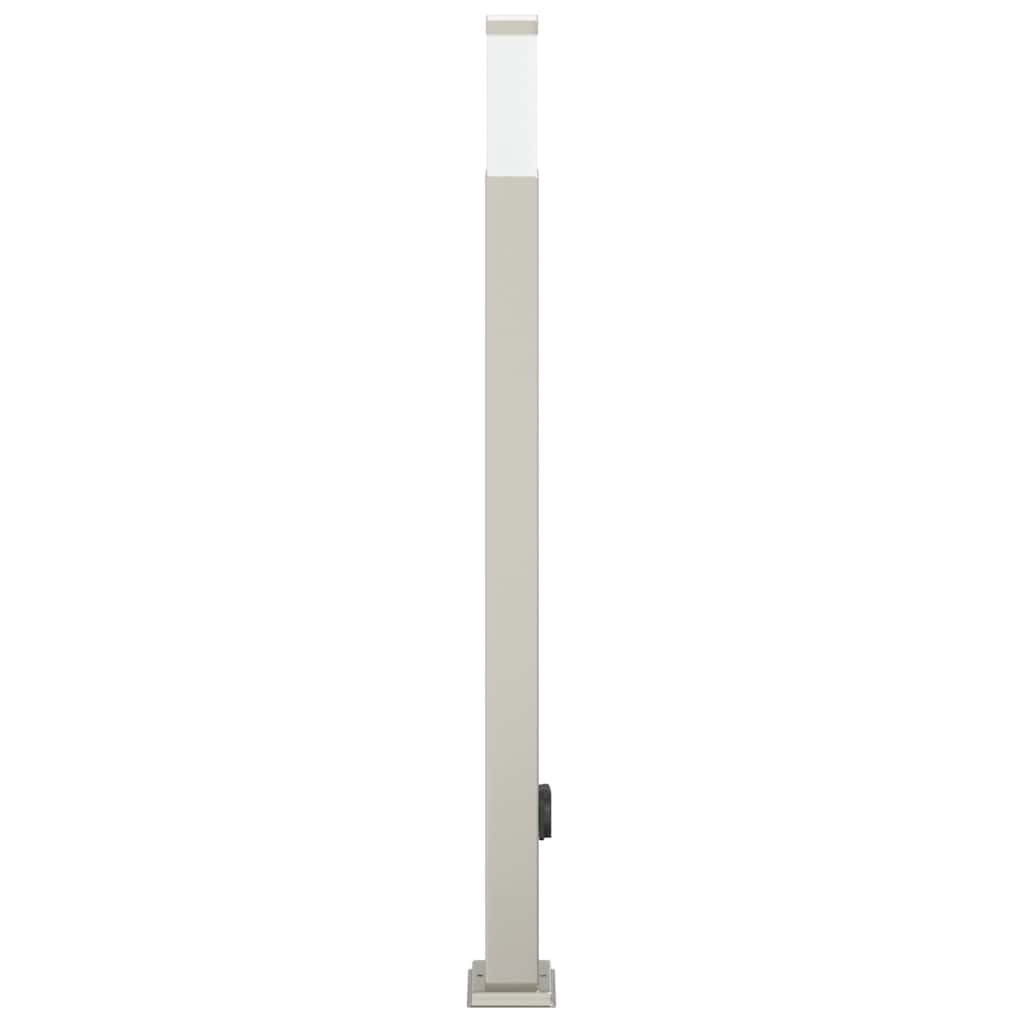 Sloupkové Svítidlo Se Zásuvkou 110 Cm Nerezová Ocel Ip44