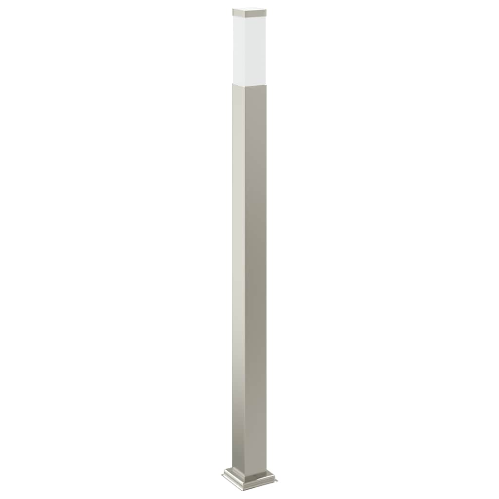 Sloupkové Svítidlo Se Zásuvkou 110 Cm Nerezová Ocel Ip44