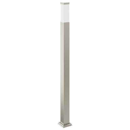 Sloupkové Svítidlo Se Zásuvkou 110 Cm Nerezová Ocel Ip44