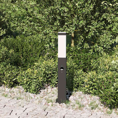 Sloupkové Svítidlo Se Senzorem 50 Cm Černé Ip44
