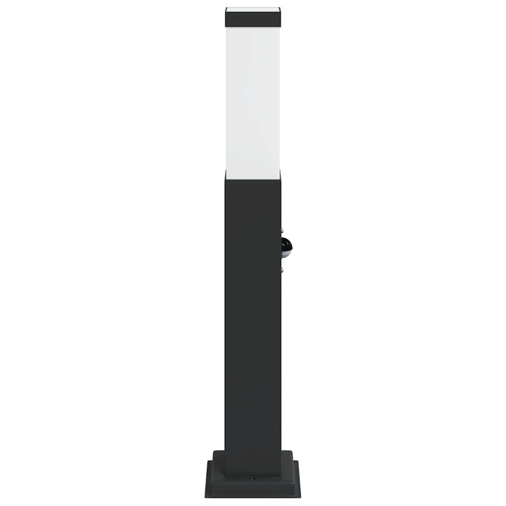 Sloupkové Svítidlo Se Senzorem 50 Cm Černé Ip44