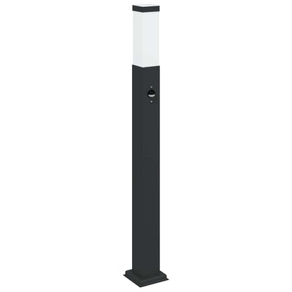 Sloupková Světla Se Senzorem 3 Ks 80 Cm Černá Ip44