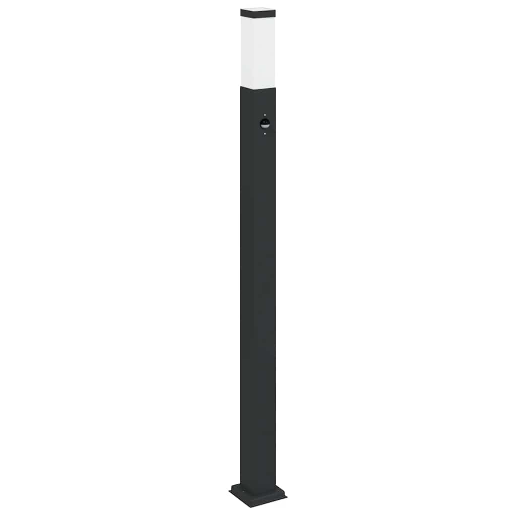Sloupková Světla Se Senzorem 3 Ks 110 Cm Černá Ip44