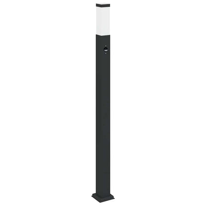 Sloupková Světla Se Senzorem 3 Ks 110 Cm Černá Ip44