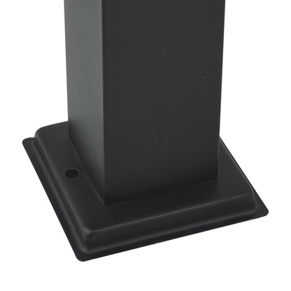 Sloupková Světla Se Senzorem 3 Ks 110 Cm Černá Ip44