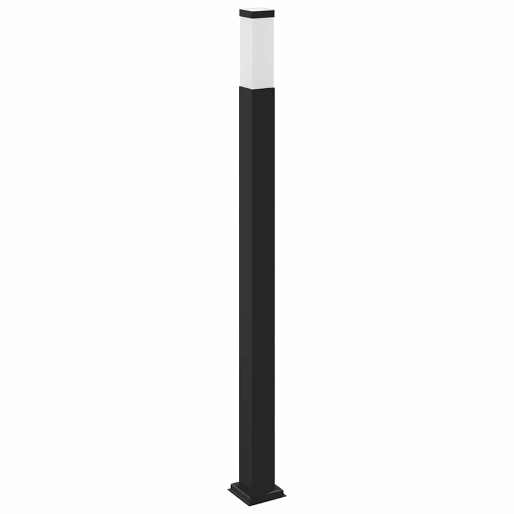 Sloupkové Svítidlo Se Zásuvkou 110 Cm Černé Ip44