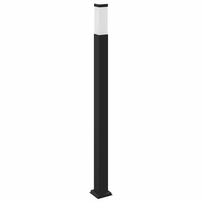 Sloupkové Svítidlo Se Zásuvkou 110 Cm Černé Ip44