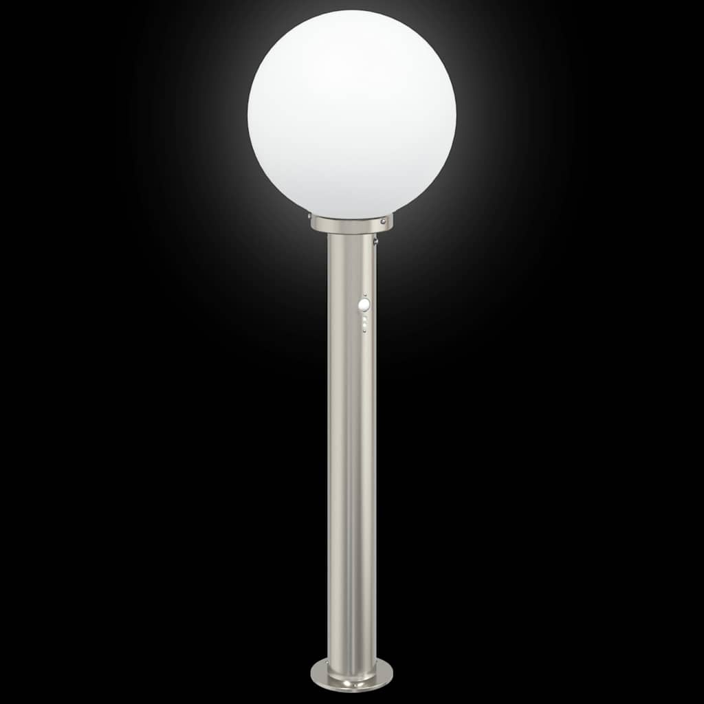 Sloupkové Svítidlo Se Senzorem 80 Cm Nerezová Ocel Ip44