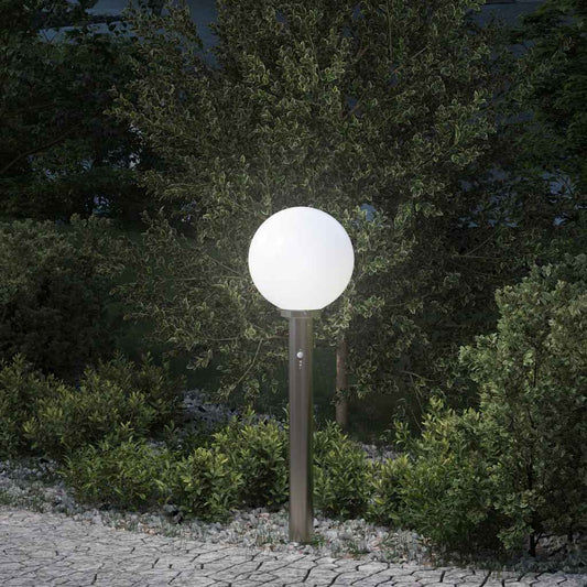 Sloupkové Svítidlo Se Senzorem 80 Cm Nerezová Ocel Ip44