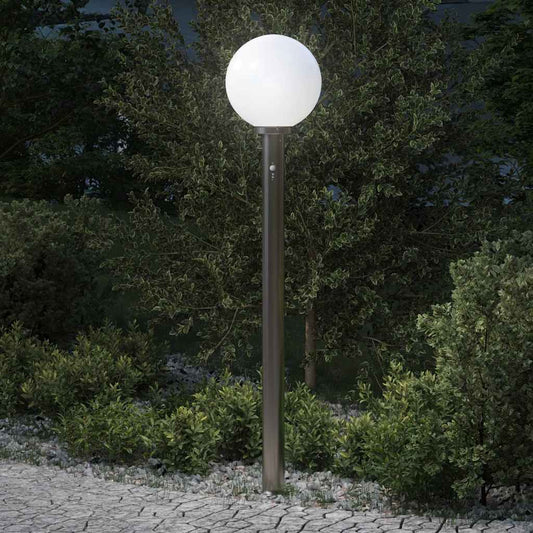 Sloupkové Svítidlo Se Senzorem 120 Cm Nerezová Ocel Ip44