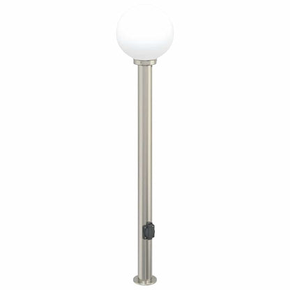 Sloupkové Svítidlo Se Zásuvkou 120 Cm Nerezová Ocel Ip44