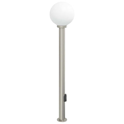 Sloupkové Svítidlo Se Zásuvkou 120 Cm Nerezová Ocel Ip44