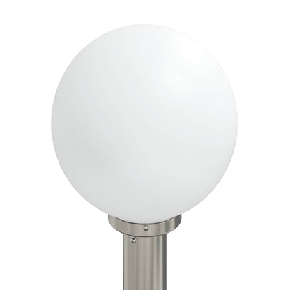 Sloupková Světla Se Zásuvkou 3 Ks 120 Cm Nerezová Ocel Ip44