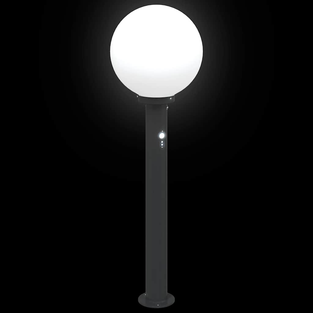 Sloupkové Svítidlo Se Senzorem 80 Cm Černé Ip44
