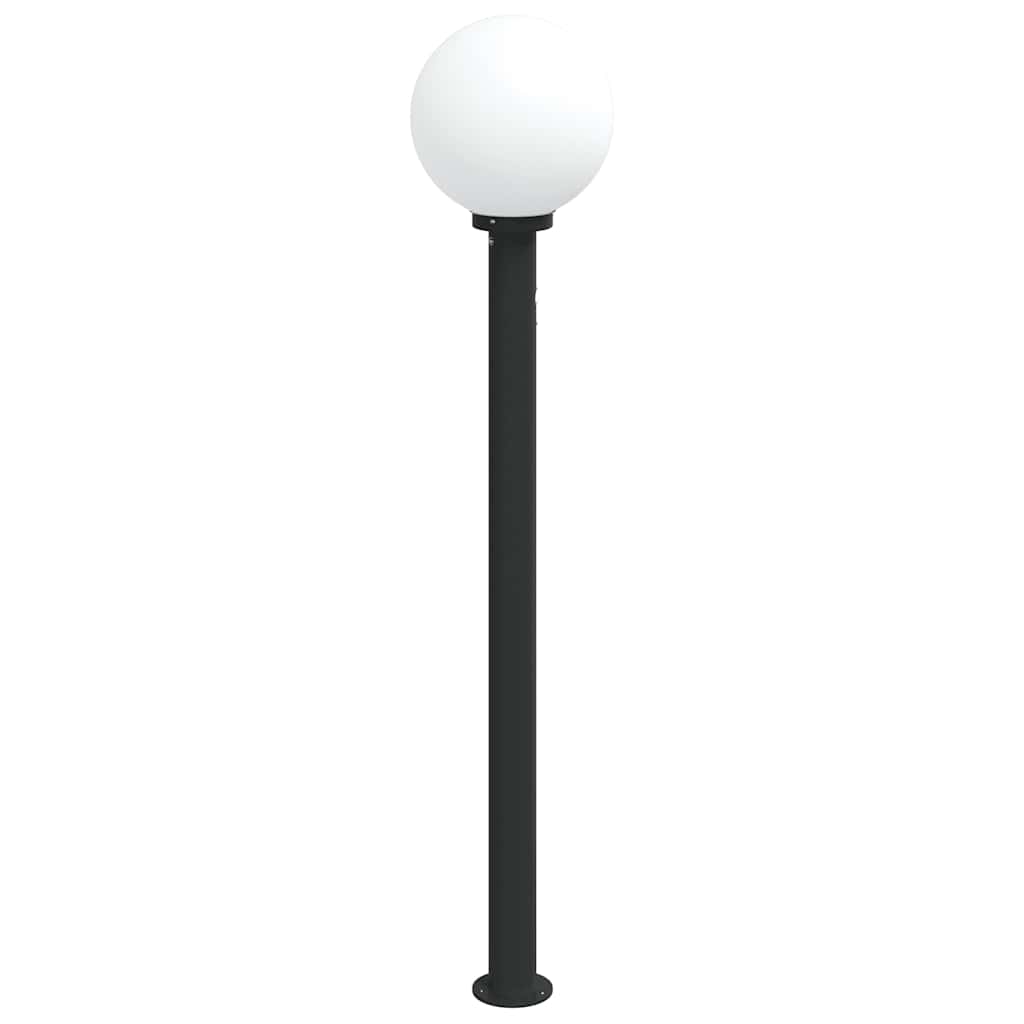 Sloupkové Svítidlo Se Senzorem 120 Cm Černé Ip44