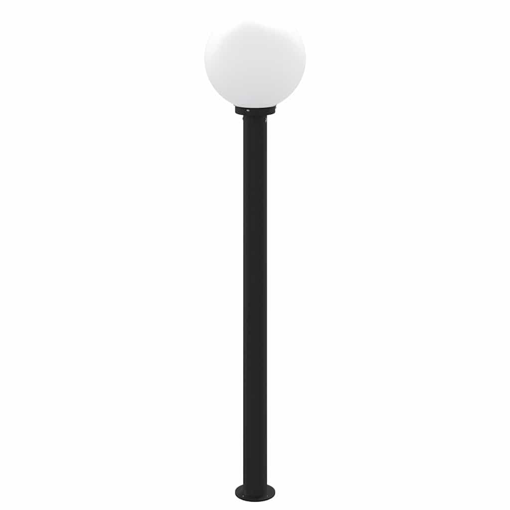 Sloupkové Svítidlo Se Senzorem 120 Cm Černé Ip44