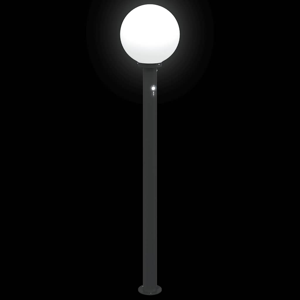 Sloupkové Svítidlo Se Senzorem 120 Cm Černé Ip44