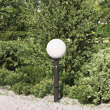 Sloupkové Svítidlo Se Senzorem A Zásuvkou 80 Cm Černé Ip44