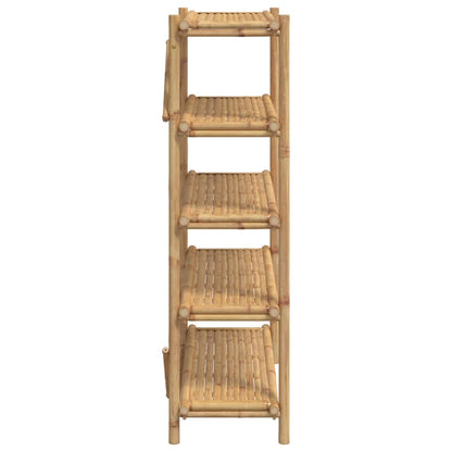 Regál S 5 Policemi Bambus