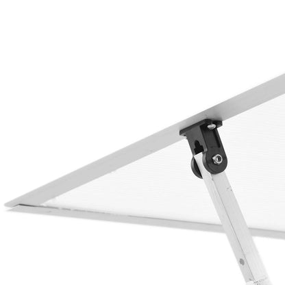 Skleník S Podkladovým Rámem Stříbrný Hliník