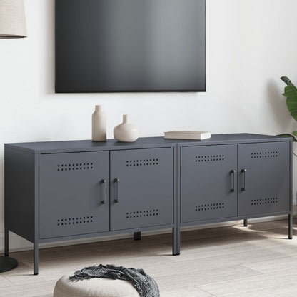 Tv Skříňka 68 X 39 X 50,5 Cm Ocel