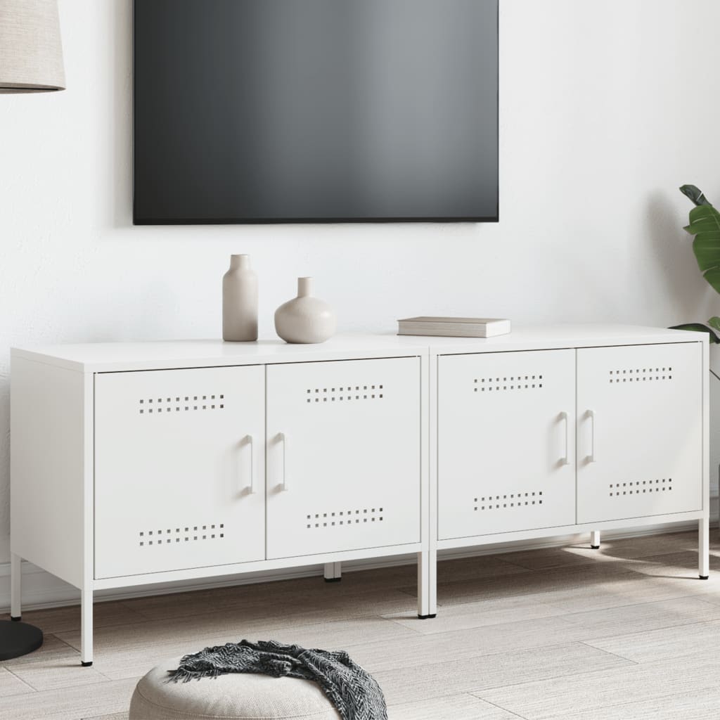 Tv Skříňka 68 X 39 X 50,5 Cm Ocel