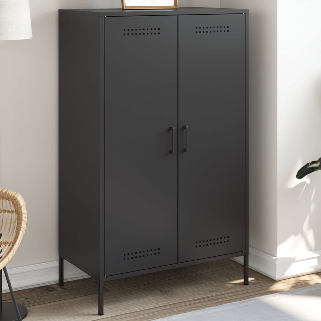 Skříň Highboard 68 X 39 X 113 Cm Ocel