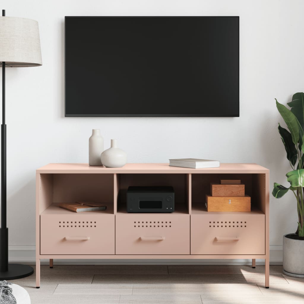 Tv Skříňka 100,5 X 39 X 50,5 Cm Ocel