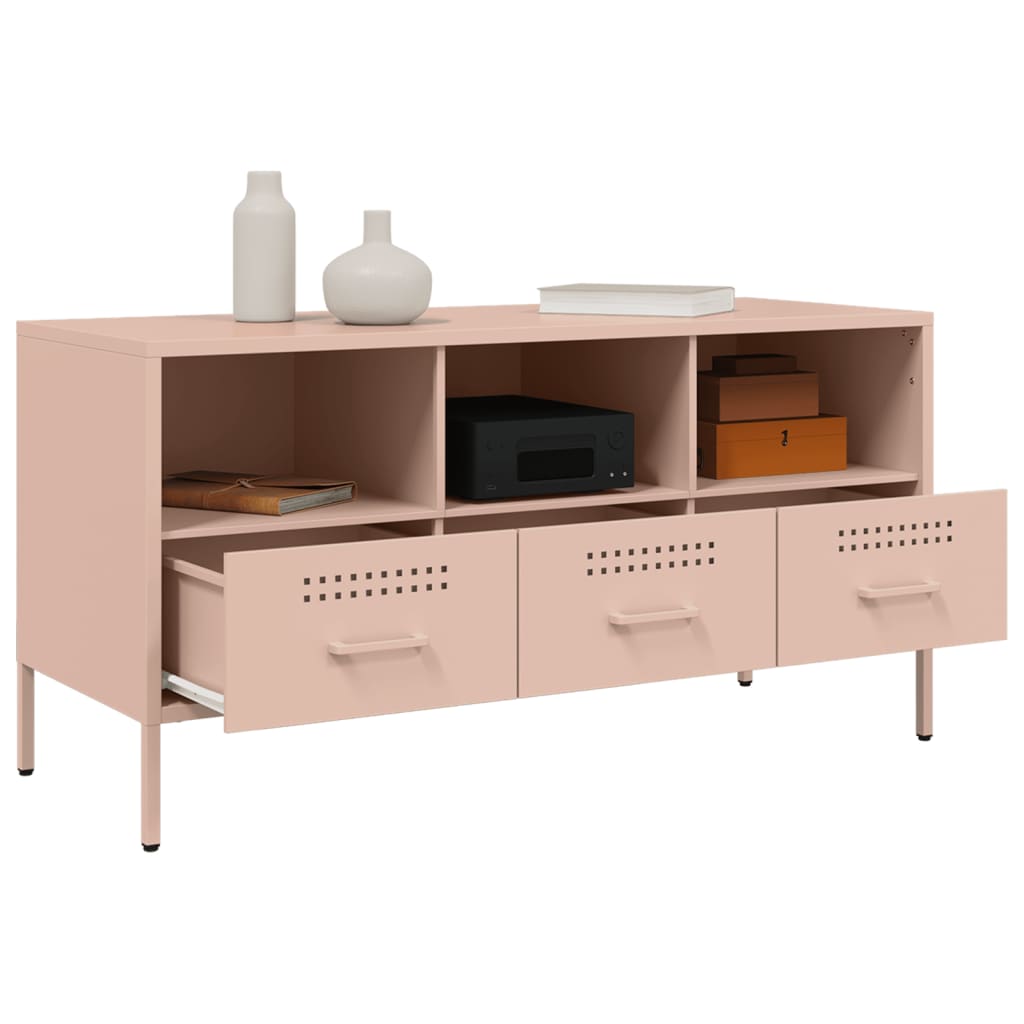 Tv Skříňka 100,5 X 39 X 50,5 Cm Ocel