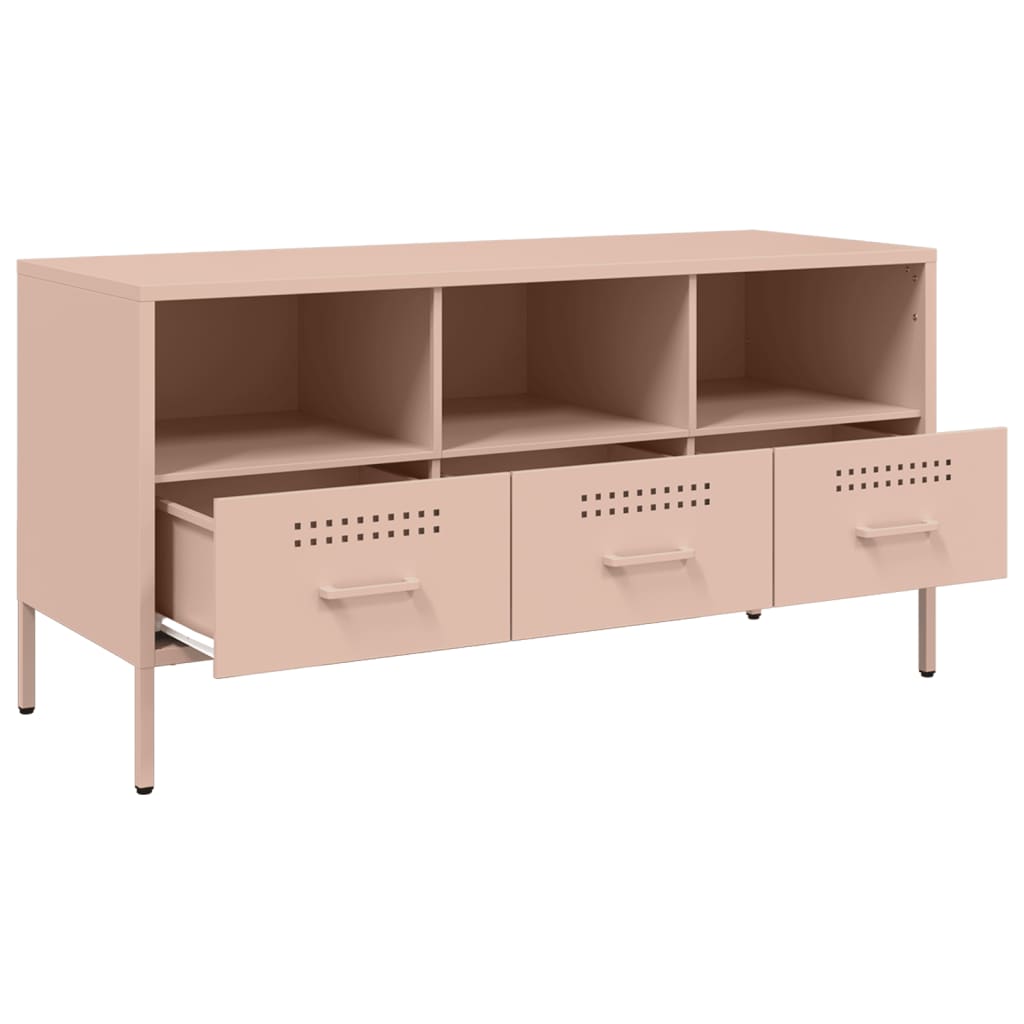 Tv Skříňka 100,5 X 39 X 50,5 Cm Ocel