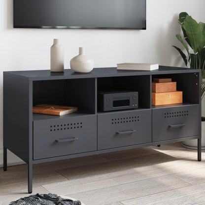 Tv Skříňka 100,5 X 39 X 50,5 Cm Ocel