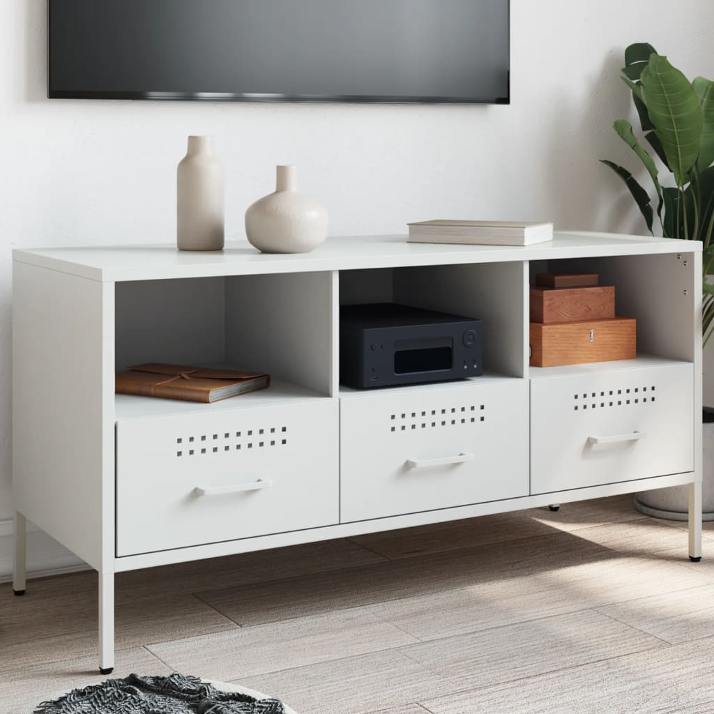 Tv Skříňka 100,5 X 39 X 50,5 Cm Ocel