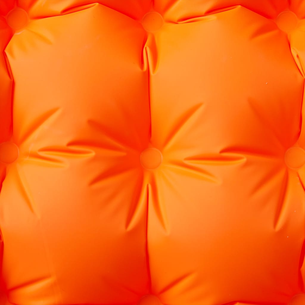 Samonafukovací Kempingová Matrace S Polštářem Oranžová