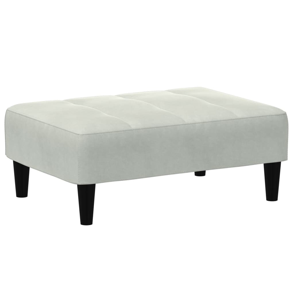 2Místná Rozkládací Pohovka S Podnožkou Samet