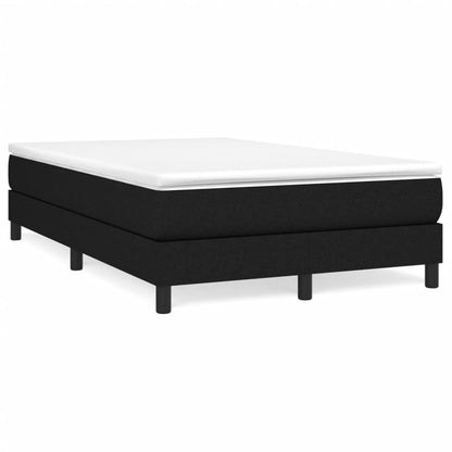 Box Spring Postel S Matrací Černá Textil Černá