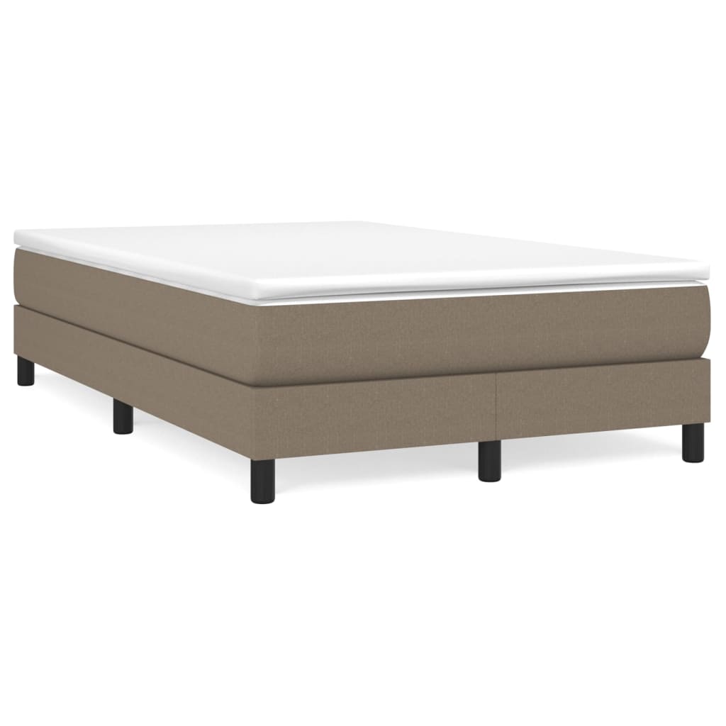 Box Spring Postel S Matrací Textil Taupe