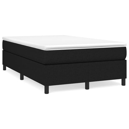Box Spring Postel S Matrací Černá Textil Černá