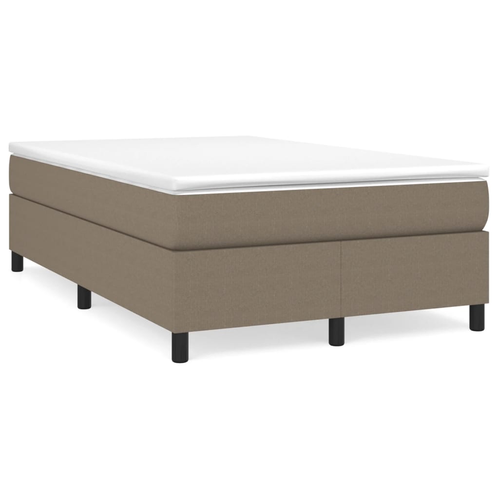 Box Spring Postel S Matrací Textil Taupe