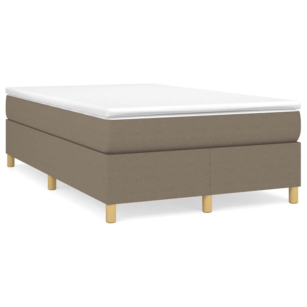 Box Spring Postel S Matrací Textil Taupe