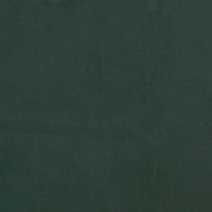 Box Spring Postel S Matrací Tmavě Zelená 120X190 Cm Samet