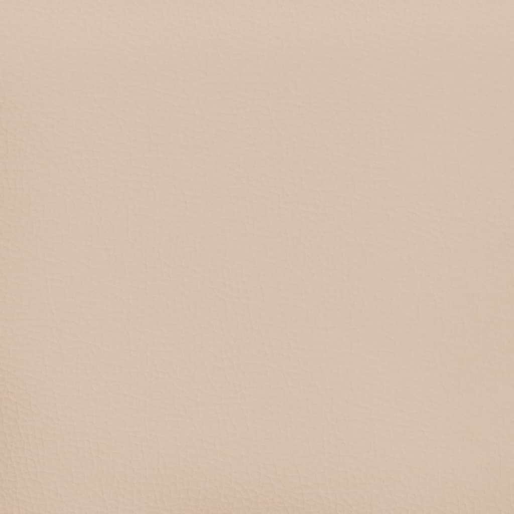 Box Spring Postel Matrace A Led Cappuccino 120X190Cm Umělá Kůže