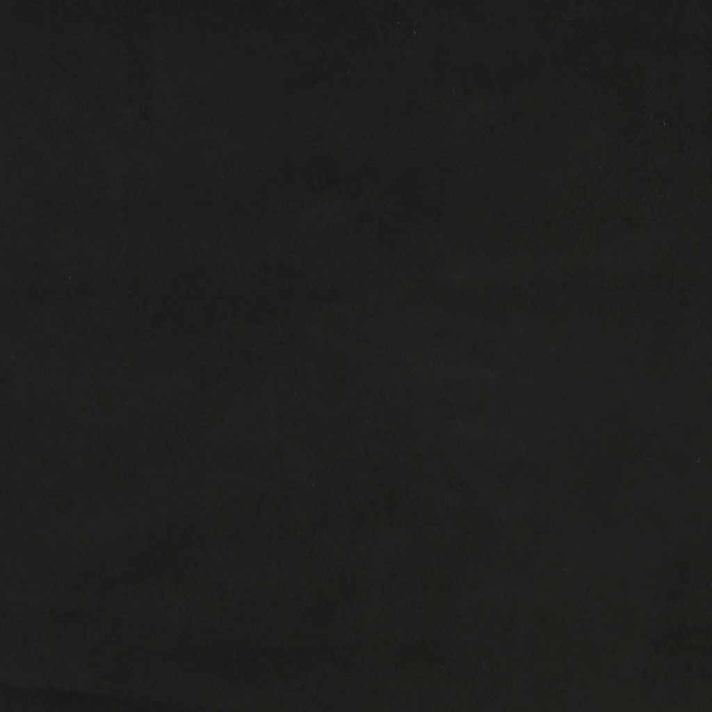 Box Spring Postel S Matrací A Led Černá 120 X 190 Cm Samet