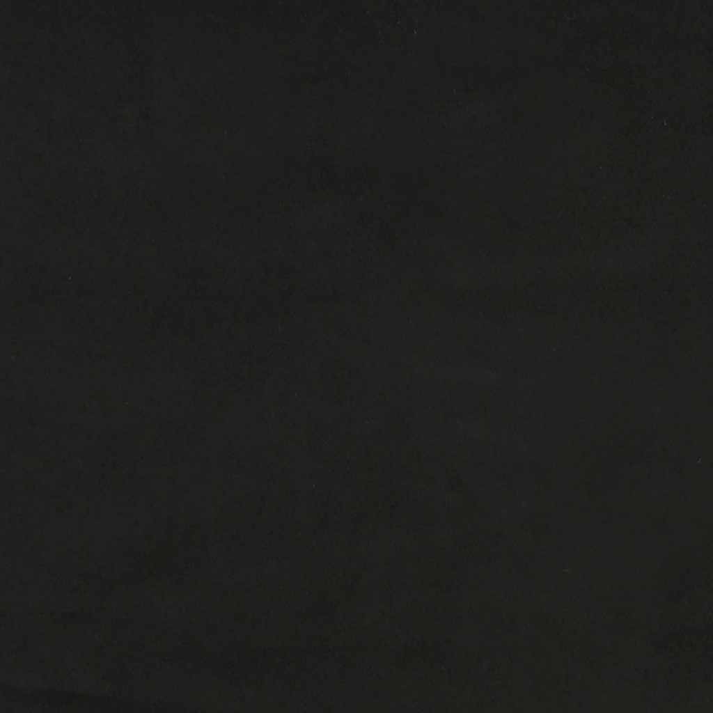 Box Spring Postel S Matrací A Led Černá 120 X 190 Cm Samet