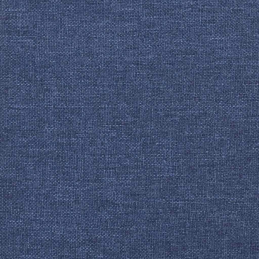 Box Spring Postel S Matrací A Led Textil Modrá