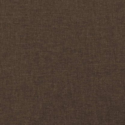 Box Spring Postel S Matrací A Led Tmavě Hnědá 120X190 Cm Textil
