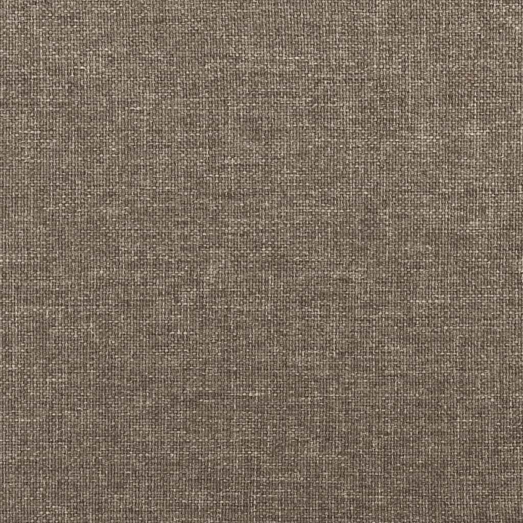 Box Spring Postel S Matrací A Led Textil Taupe