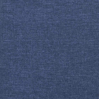 Box Spring Postel S Matrací A Led Textil Modrá