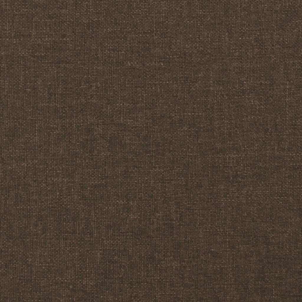 Box Spring Postel S Matrací A Led Tmavě Hnědá 120X190 Cm Textil