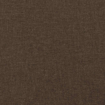 Box Spring Postel S Matrací A Led Tmavě Hnědá 120X190 Cm Textil