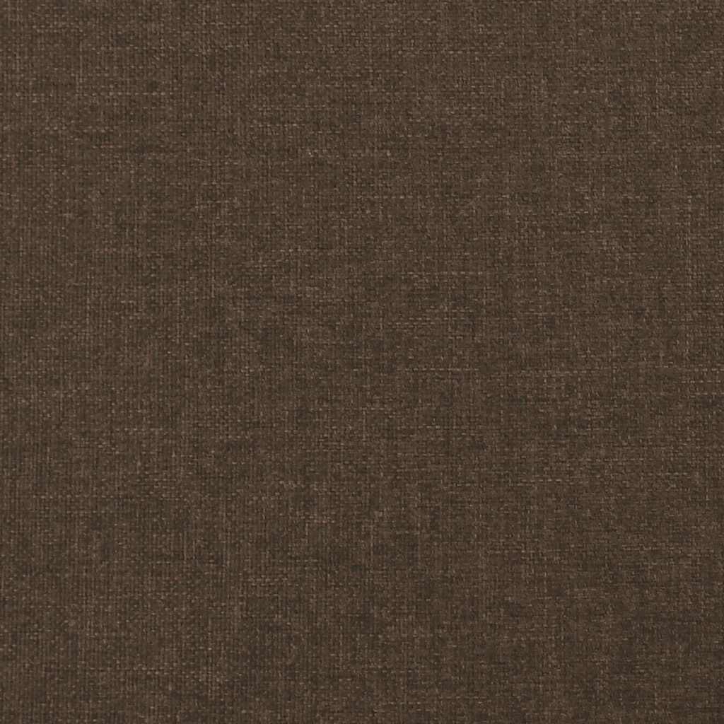 Box Spring Postel S Matrací A Led Tmavě Hnědá 120X190 Cm Textil
